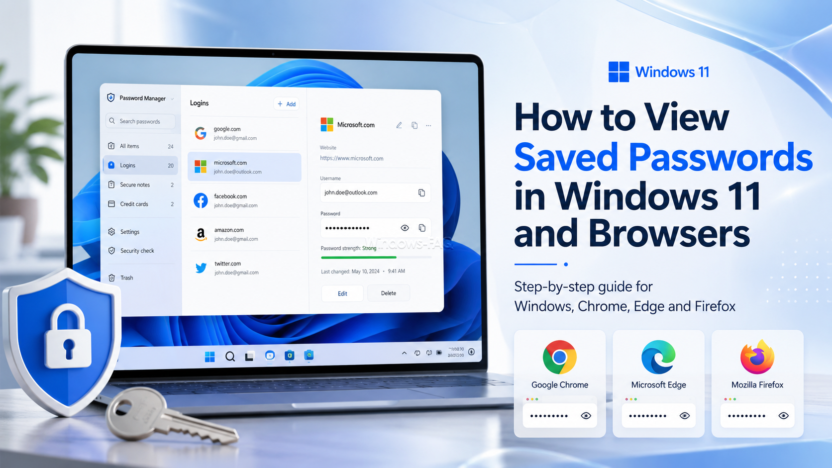 How to View Saved Passwords on Windows and in Your Browser