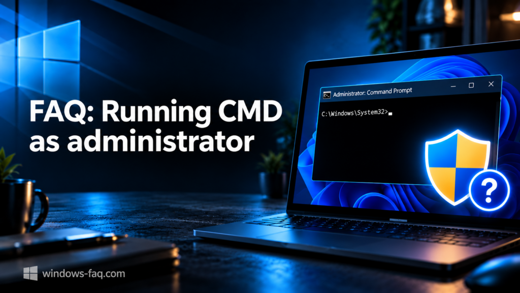 FAQ - Running CMD as administrator