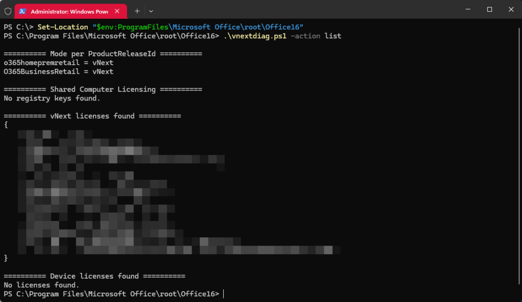 PowerShell Office Key