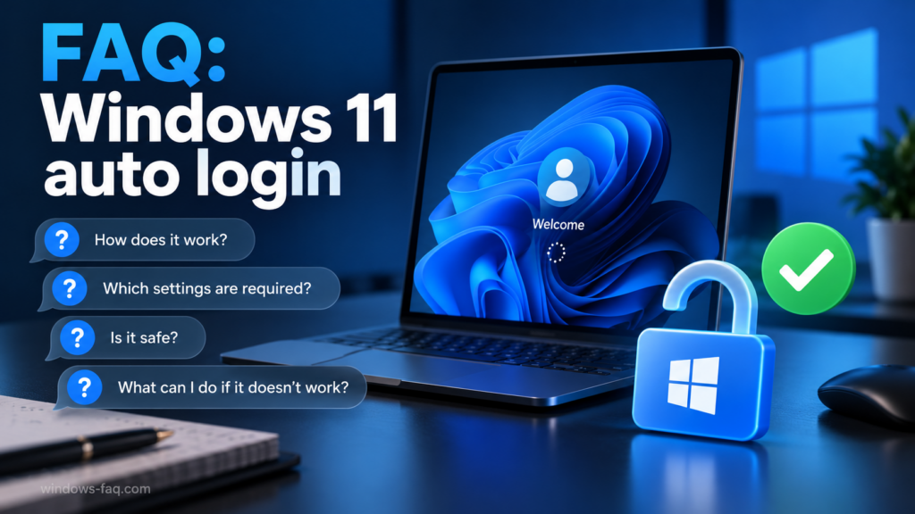 Windows 11 Auto-Login FAQ